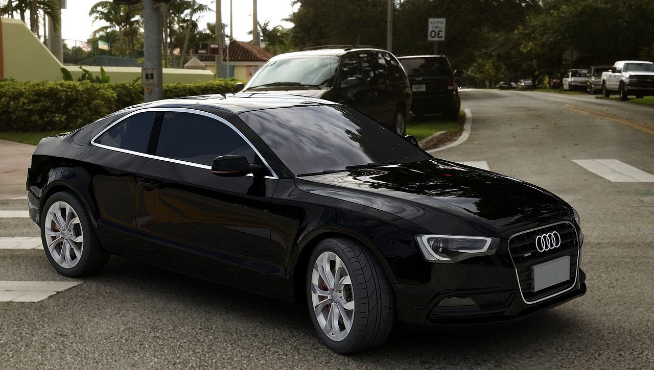 刚学渲染,模型本身就不好弄了两张!