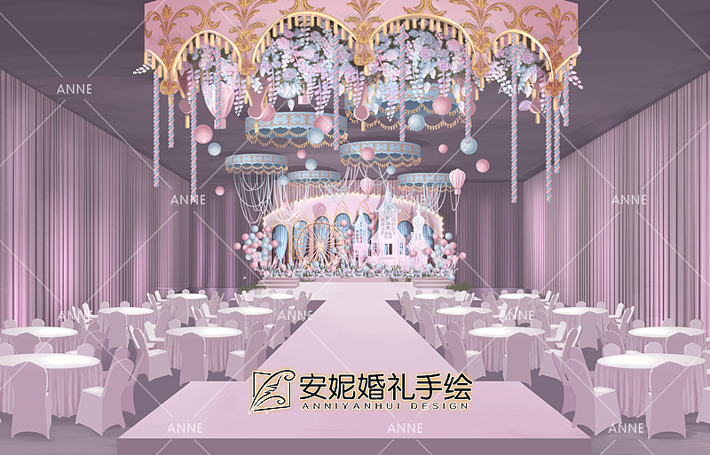安妮婚礼手绘 | 游乐（图ZMTY2Njk0MjA0） - 舞台美术 - 站酷设计师安妮婚礼手绘原创素材 - 站酷ZCOOL