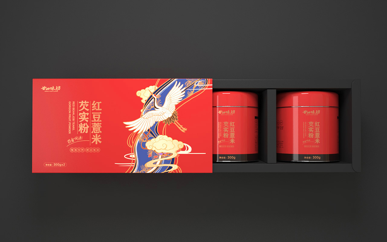 红豆薏米粉 固体饮料 包装设计 / 刘益铭 × 原创作品（图ZMTg5OTA2NjU2） - 包装 - 站酷设计师刘益铭原创素材 - 站酷ZCOOL