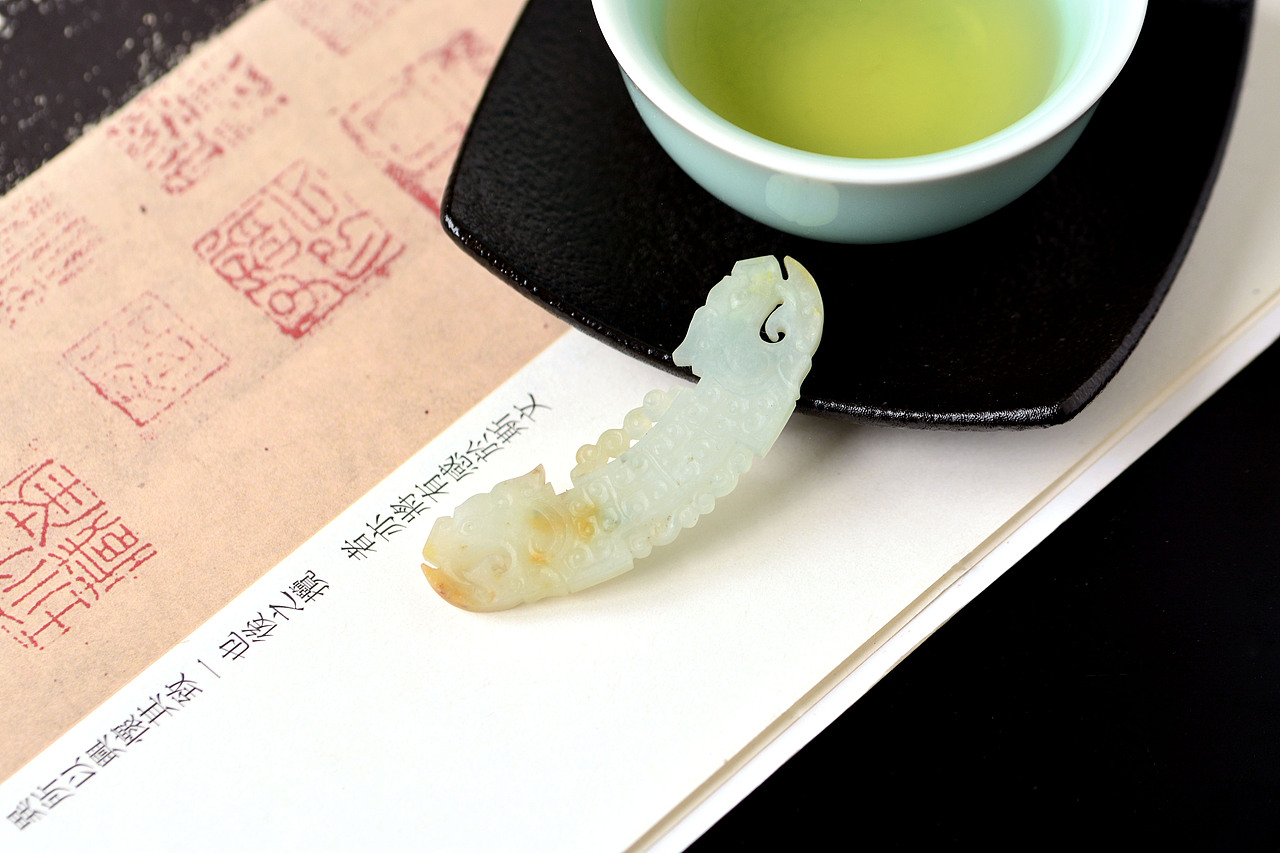 设计师作品|仿古件龙翡翠挂件