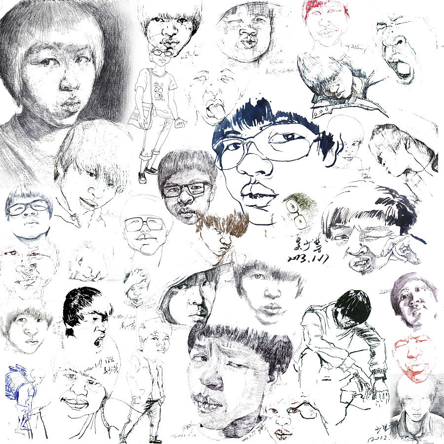少野自画像系列（图ZMjM4Mjk4OTI=） - 商业插画 - 站酷设计师少野1029原创素材 - 站酷ZCOOL