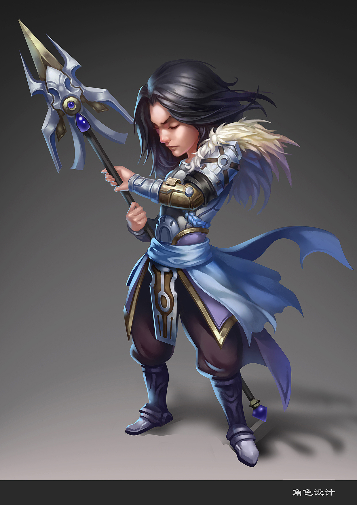 角色练习|插画|游戏原画|chivivi - 原创作品 - 站酷 (zcool)