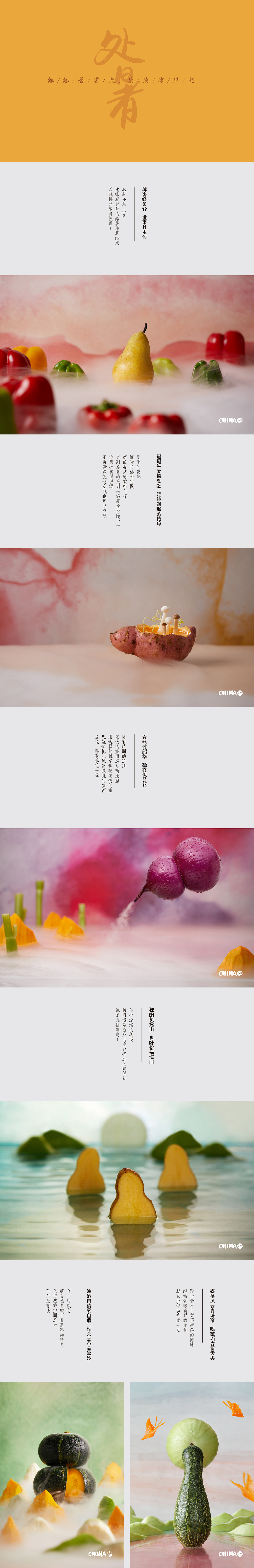 食摄马也·CHINA驰系列 | 廿四节气-处暑