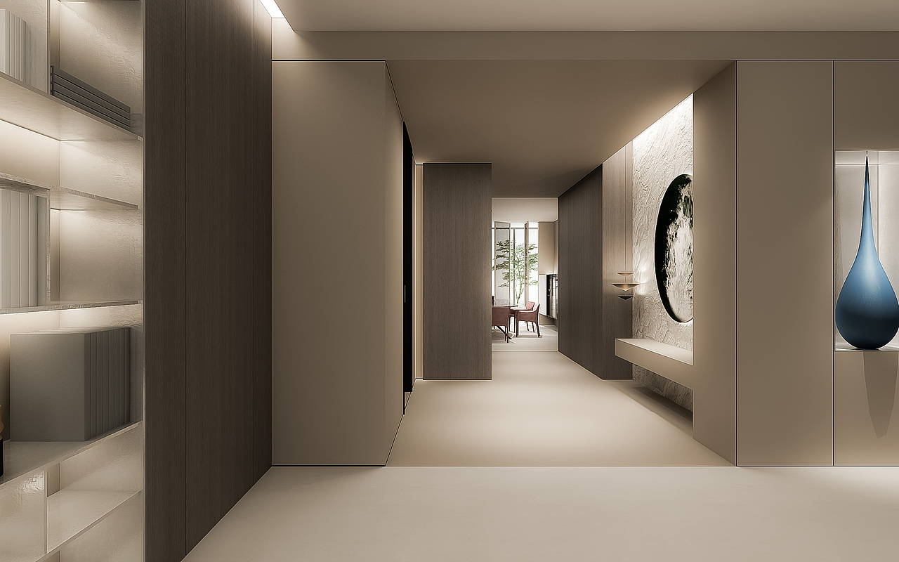 意式极简风格 施工图 效果图