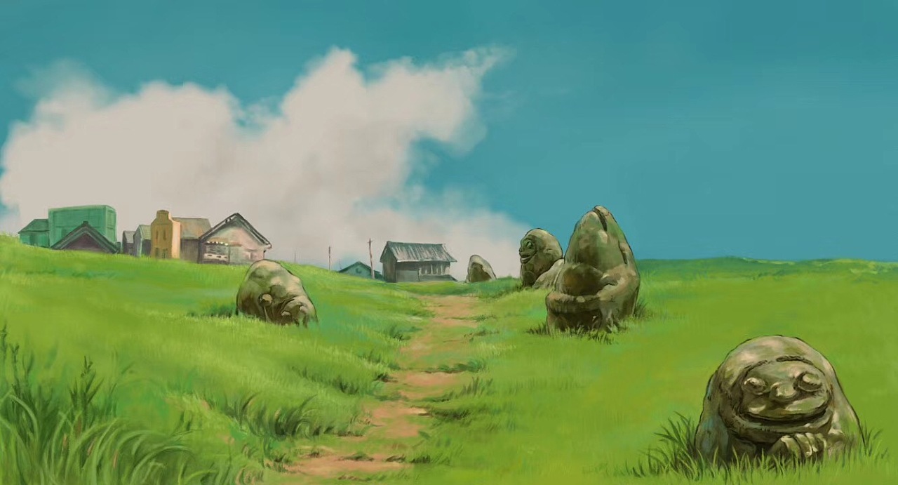 打卡插画练习:千与千寻场景临摹