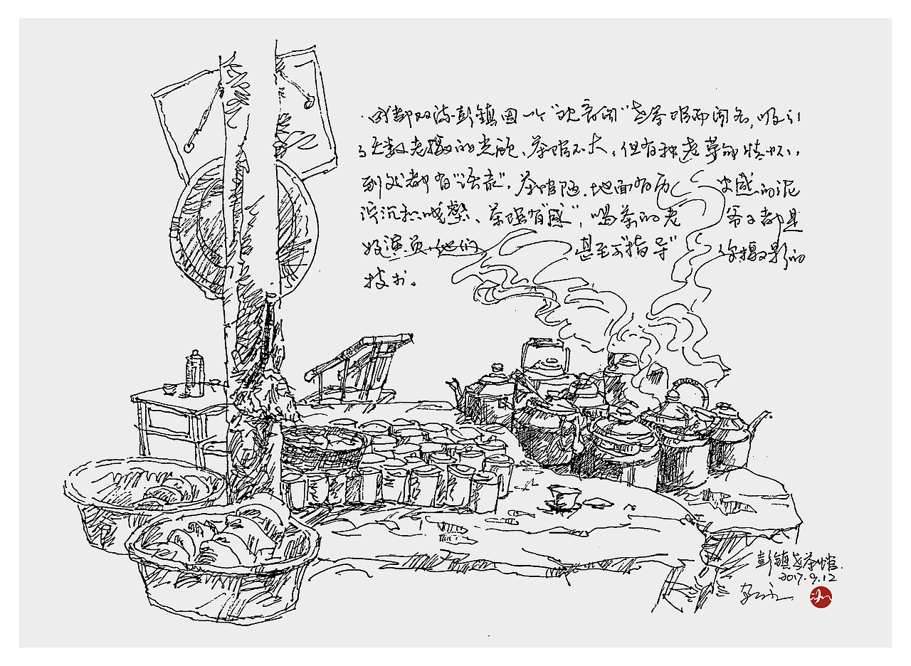 线相系列—钢笔画·创作