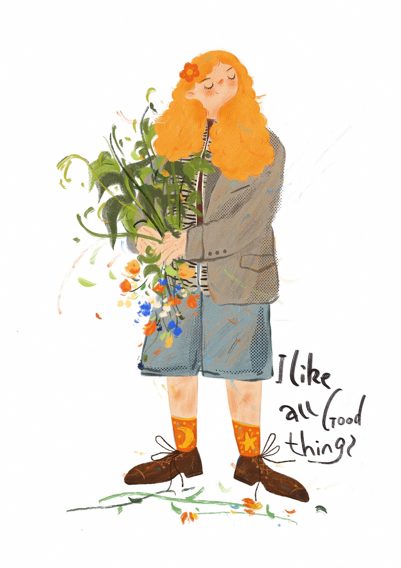 插画单个人物(8组图)