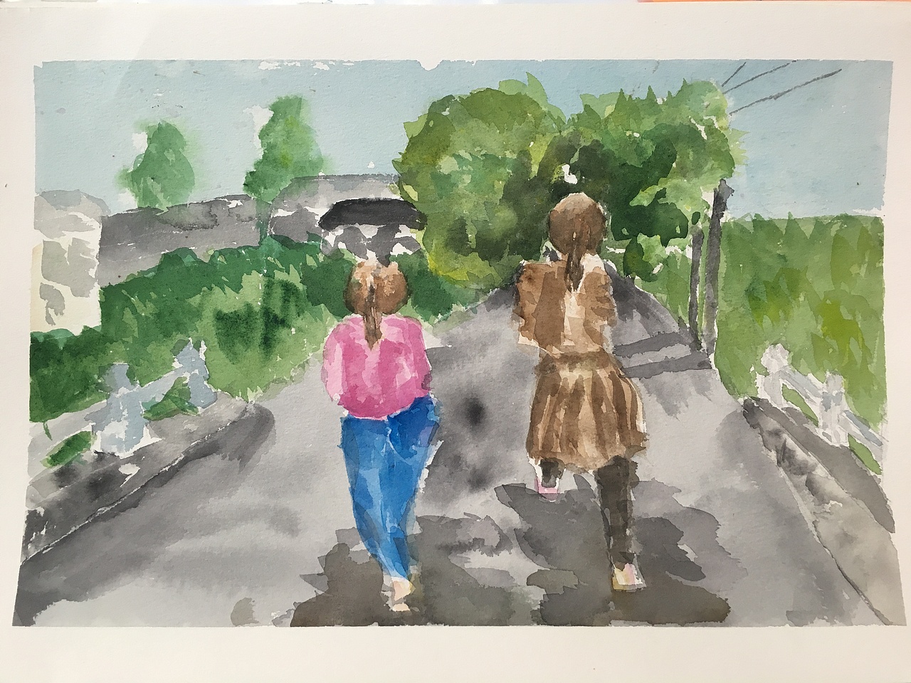 我和姐姐的旅行（图ZODg5OTU0Njg=） - 儿童插画 - 站酷设计师Holly王子卿原创素材 - 站酷ZCOOL