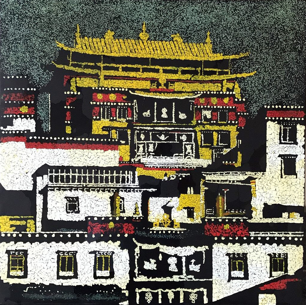 松赞林寺（图ZMTIwOTczOTY4） - 绘画 - 站酷设计师早早布谷鸟原创素材 - 站酷ZCOOL