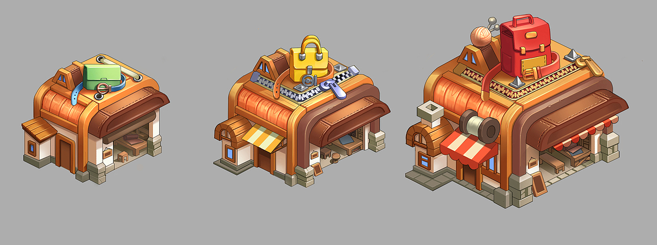 皮具店（图ZMjY1MzY2ODMy） - 游戏原画 - 站酷设计师YJAlic原创素材 - 站酷ZCOOL