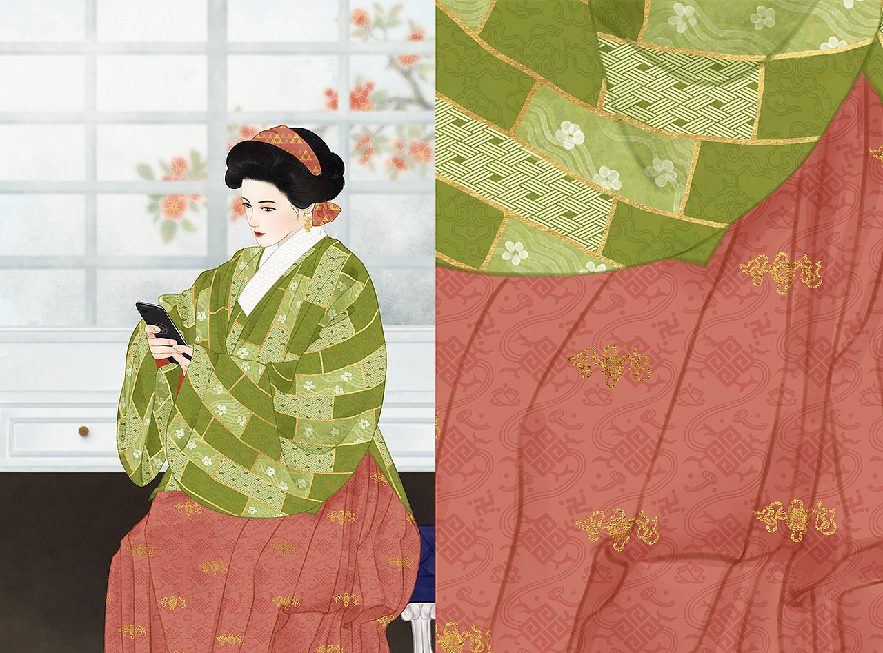 汉服美人画系列