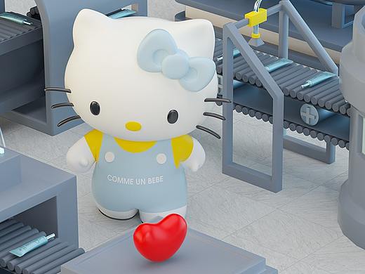 COMME UN BEBE × Hello Kitty