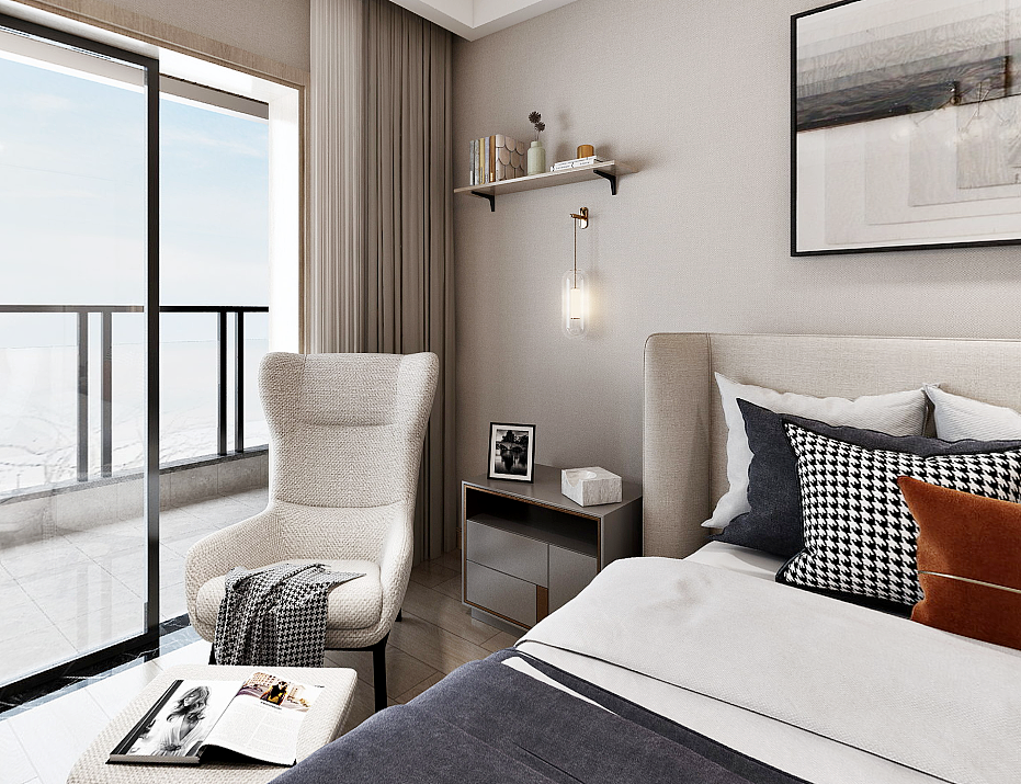 康桥融府163平现代风格装修设计效果图（图ZMjMxNDYzODUy） - 家装设计 - 站酷设计师美的家装饰公司原创素材 - 站酷ZCOOL