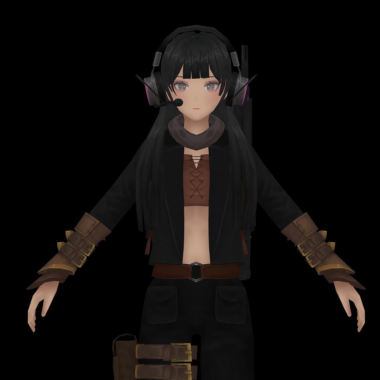 手绘 废土少女（图ZMzgwNzAyODE2） - 人物/生物 - 站酷设计师四月倾城原创素材 - 站酷ZCOOL