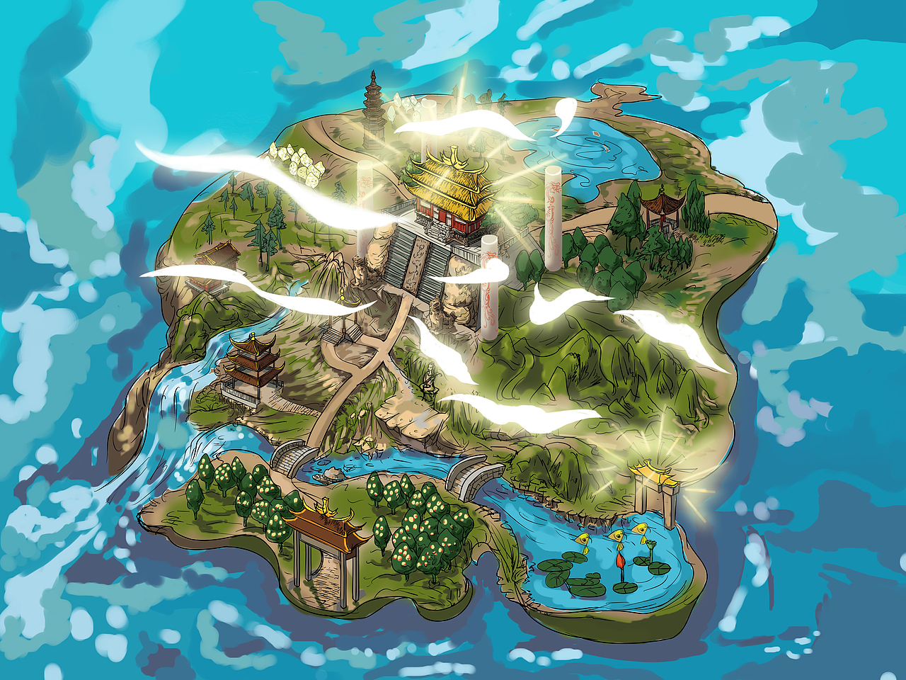 场景之蓬莱仙岛