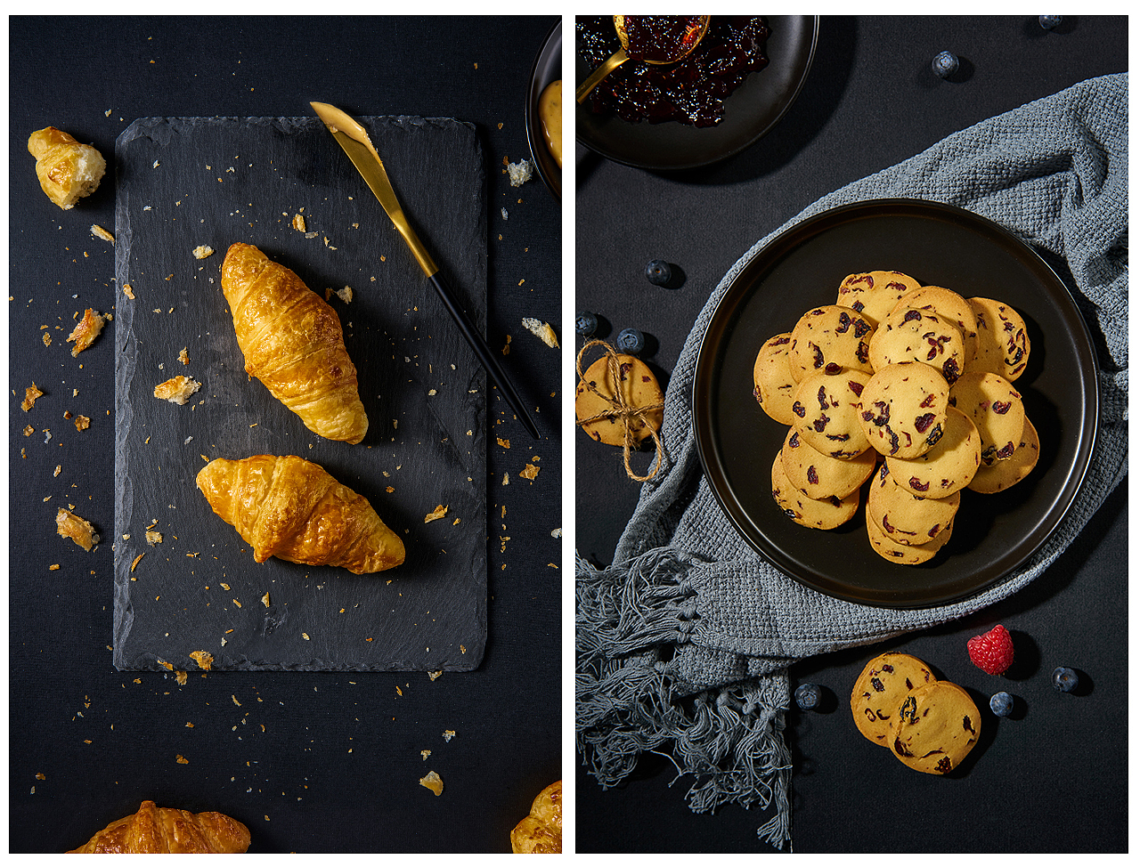 牛角包+曲奇（图ZMjAyMDM0MDY0） - 产品摄影 - 站酷设计师摄影师泽男原创素材 - 站酷ZCOOL