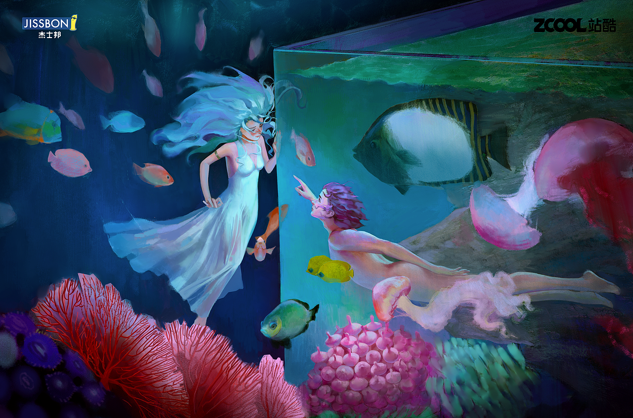 鱼水之欢（图ZMjUwODMxMTg0） - 包装 - 站酷设计师呱呱蛙咕咕叫原创素材 - 站酷ZCOOL