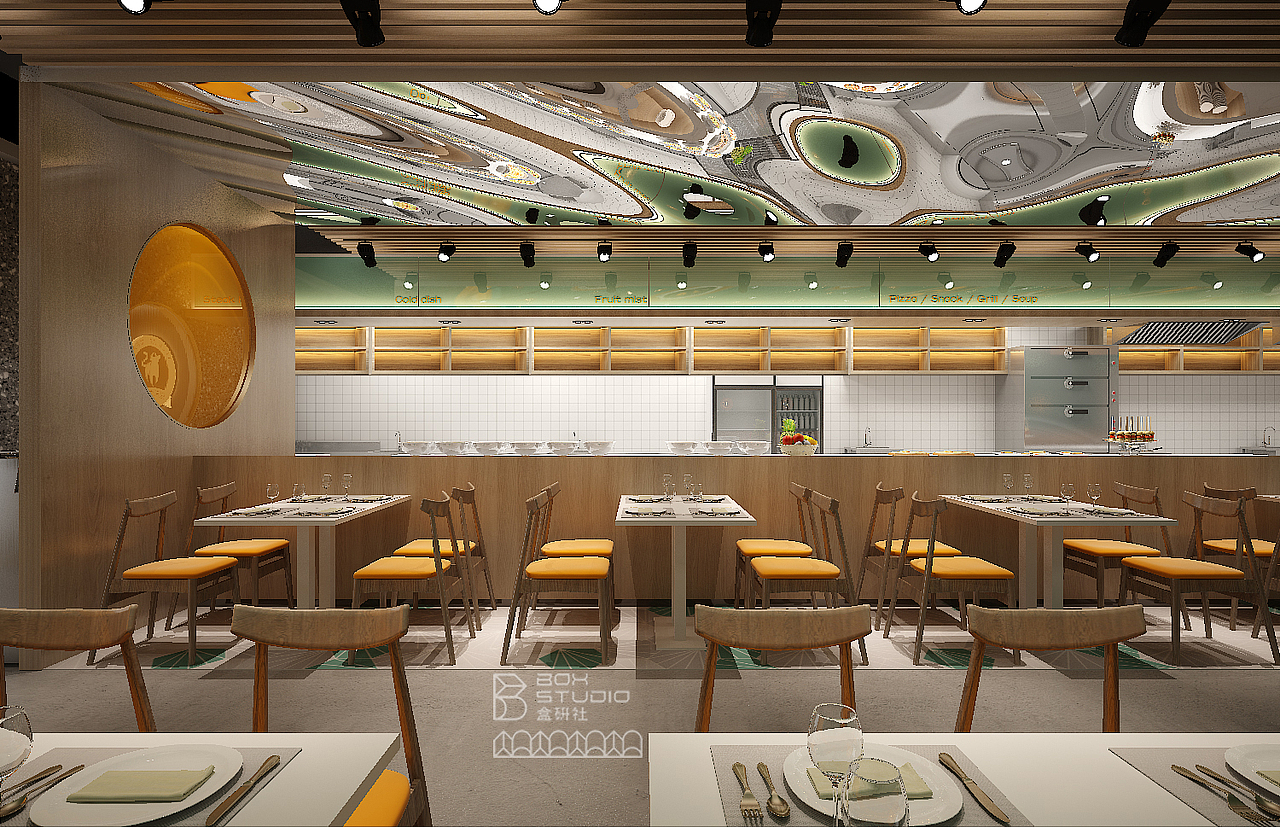 河南玺乐兹牛排自助餐厅（图ZMTgyMjA2MzU2） - 家装设计 - 站酷设计师HansChen07原创素材 - 站酷ZCOOL