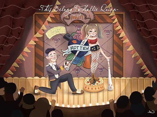 【Cat Walk】This Belong To Hallie Quinn（个人主页-ZNDU3NjQ0ODg=） - 儿童插画 - 站酷设计师单眼皮的catwalk原创素材 - 站酷ZCOOL