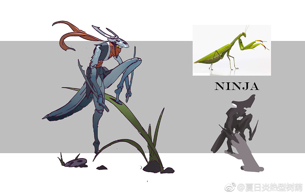 虫之国 设定（图ZMTMyNTY4MTc2） - 概念设定 - 站酷设计师夏日炎热型树荫原创素材 - 站酷ZCOOL