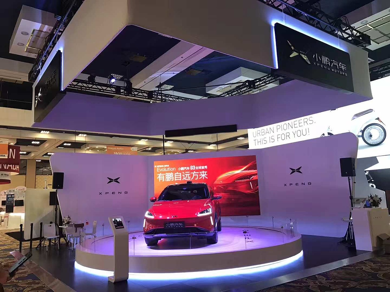 CES2018 小鹏汽车展位（图ZMTQ4MzAyNDEy） - 其他三维 - 站酷设计师ChampionWANG原创素材 - 站酷ZCOOL