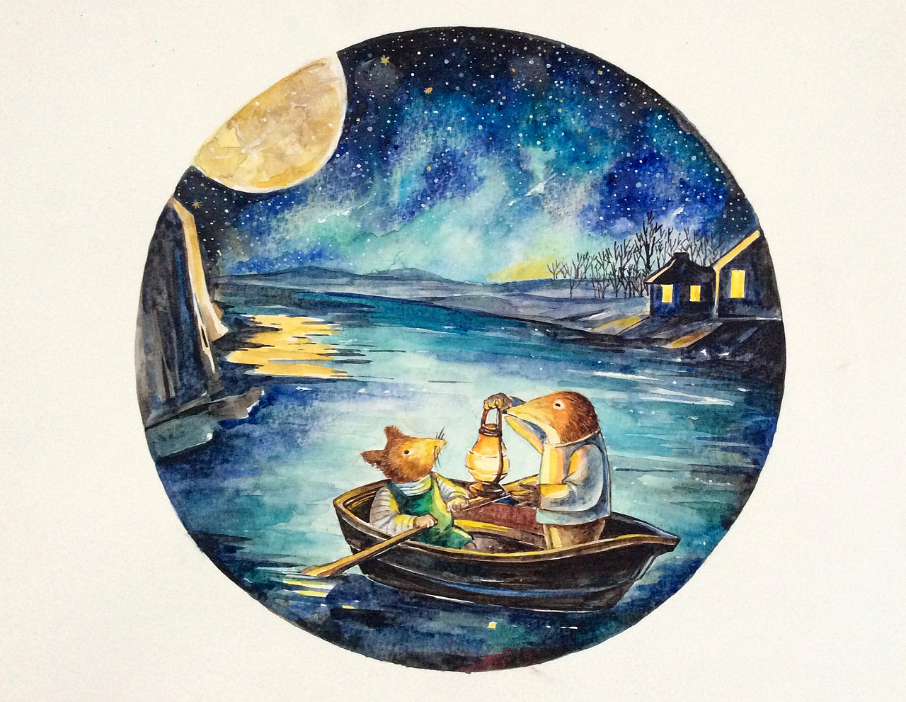 《柳林风声》手绘稿