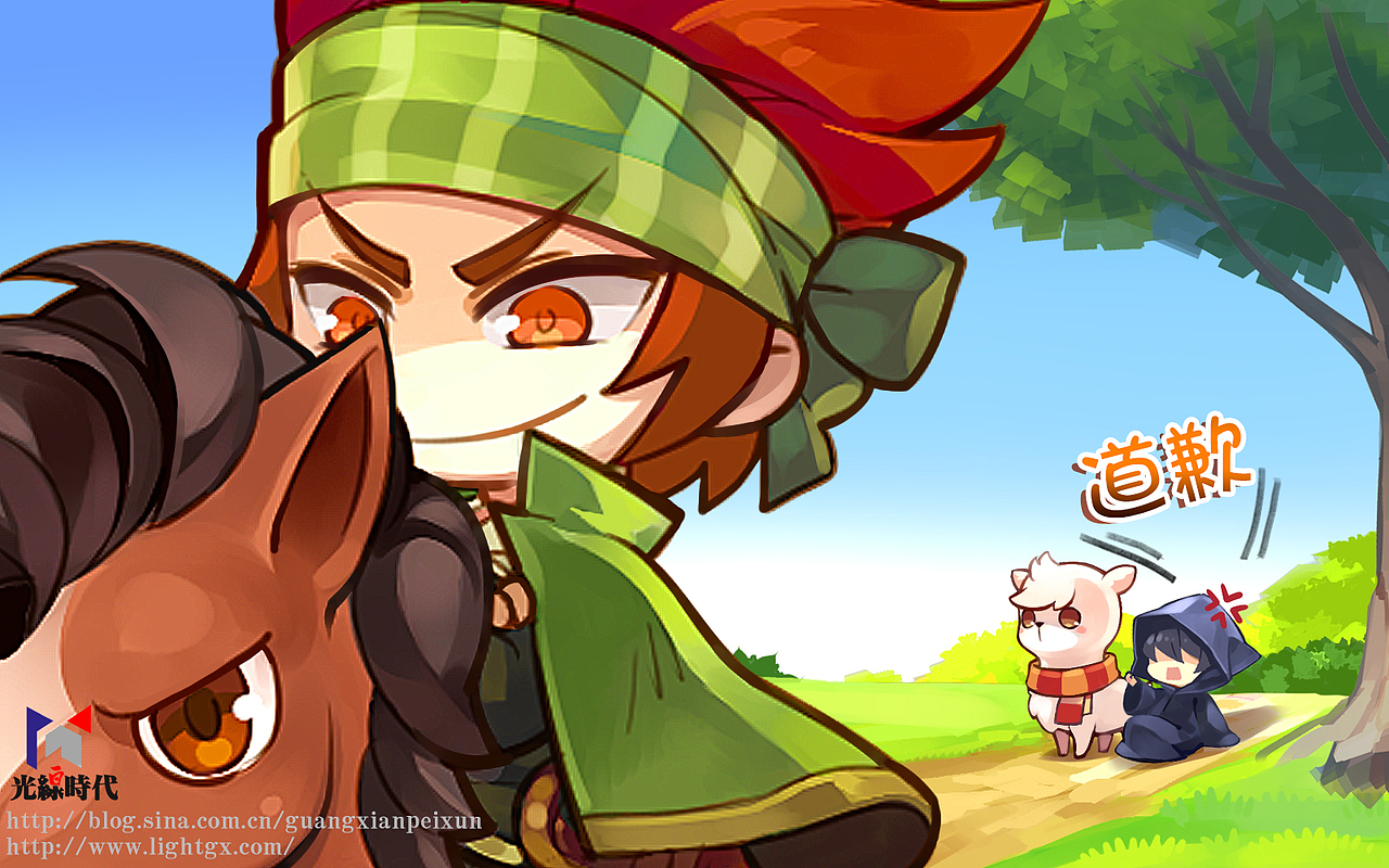 日系Q版（图ZMTAyMjYyMTI0） - 游戏原画 - 站酷设计师lightablaze原创素材 - 站酷ZCOOL