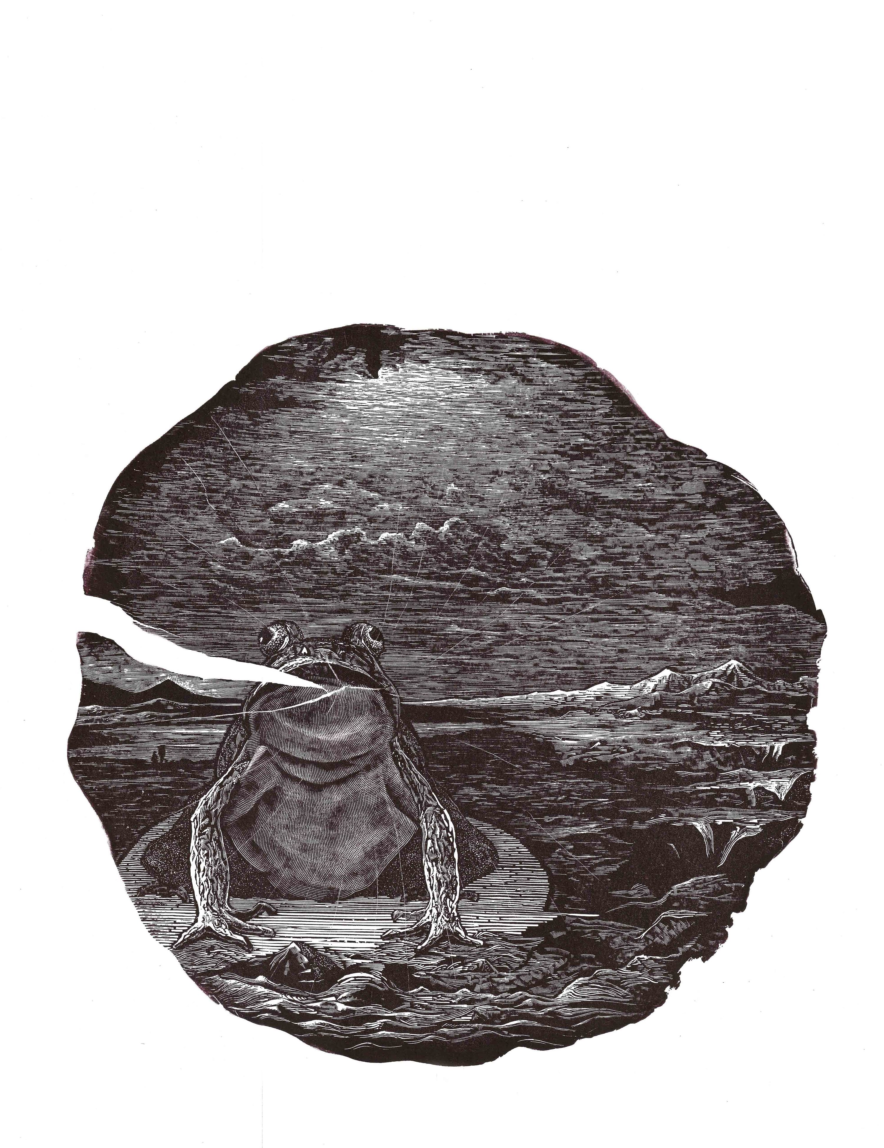 插画/原画/凸版/版画/木口木刻/黑白木刻