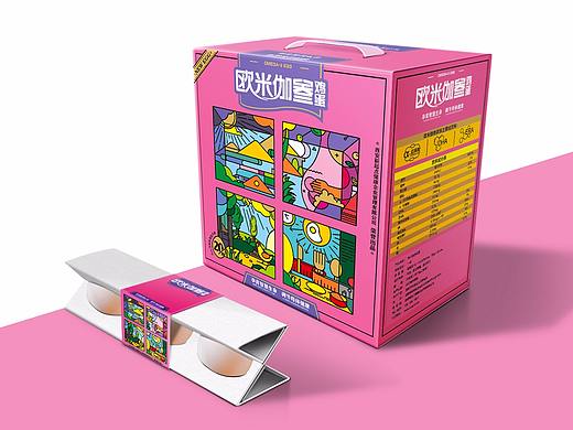 欧米伽叁鸡蛋包装设计