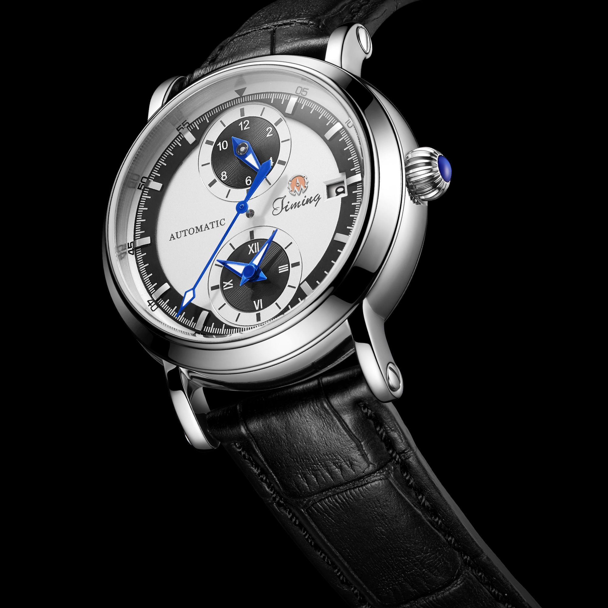 手表 黑底 精修