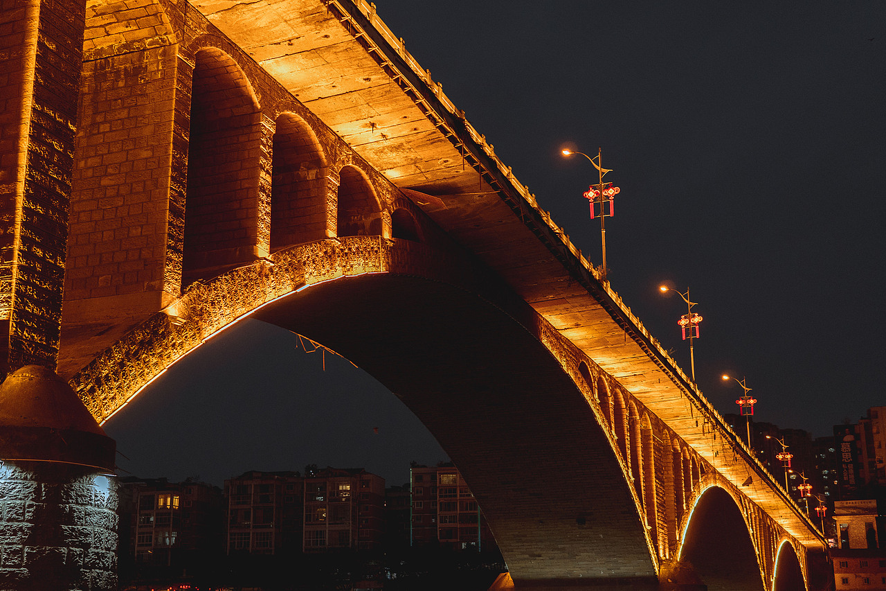 资中沱江大桥_御林铭心-站酷zcool