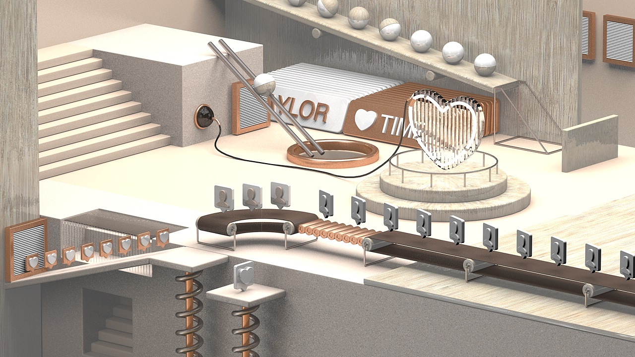 c4d场景练习-感谢滕小渔大大的教程