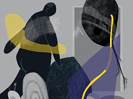 有趣的東西走在路上