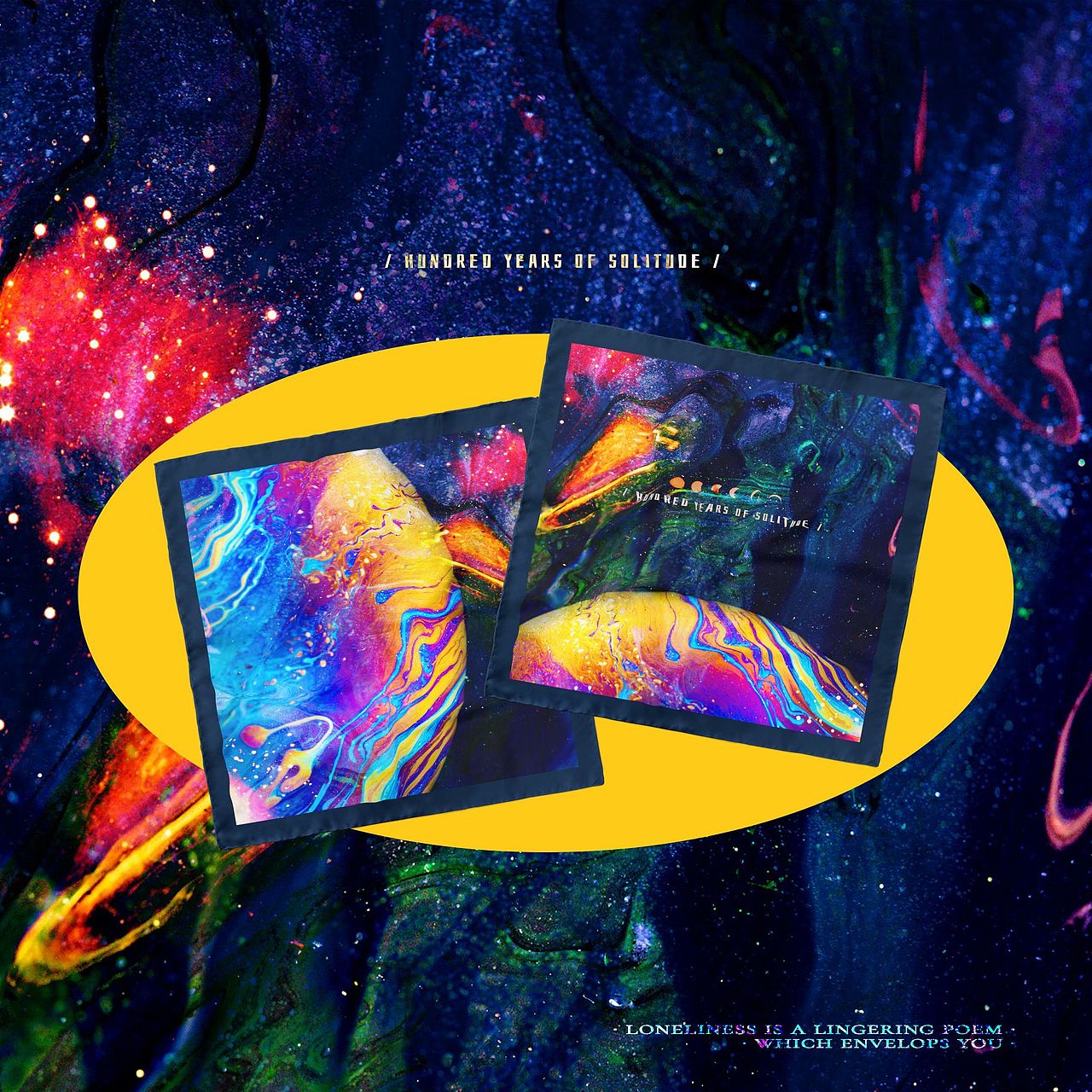 「百年孤独」封面&周边设计（图ZMzMxMjI1NzI0） - 书籍/画册 - 站酷设计师撷南枝原创素材 - 站酷ZCOOL