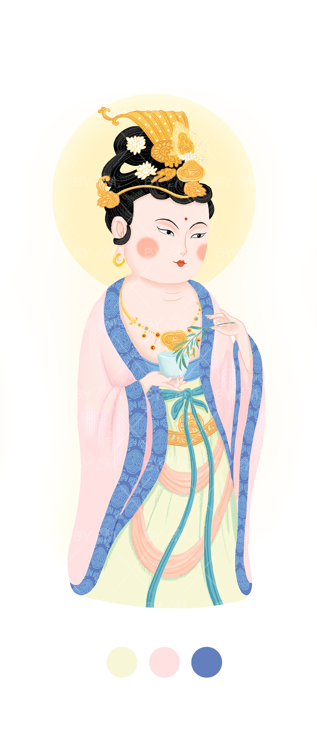 观音系列-2|插画|创作习作|小码码码码码 - 原创作品 - 站酷 (zcool)