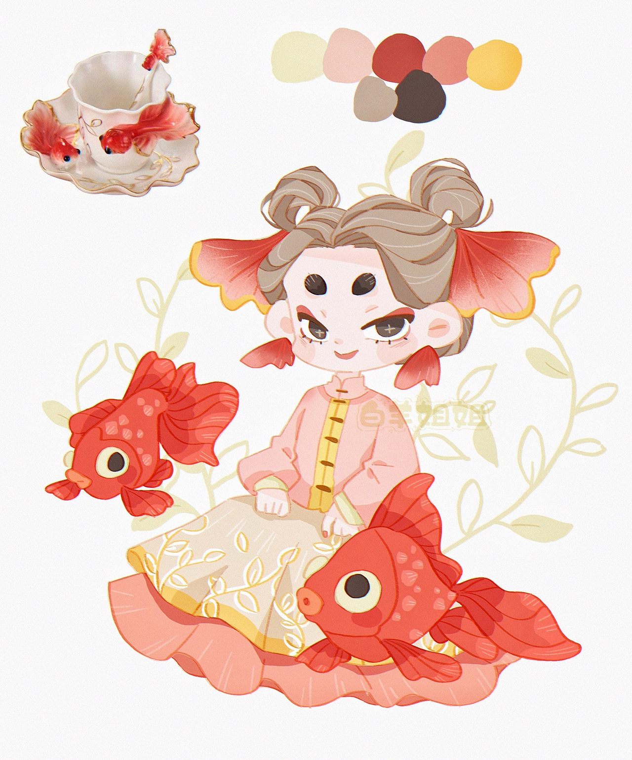 角色设计｜餐具拟人系列图（图ZMzA0ODEyODQ4） - 儿童插画 - 站酷设计师一只大白羊原创素材 - 站酷ZCOOL