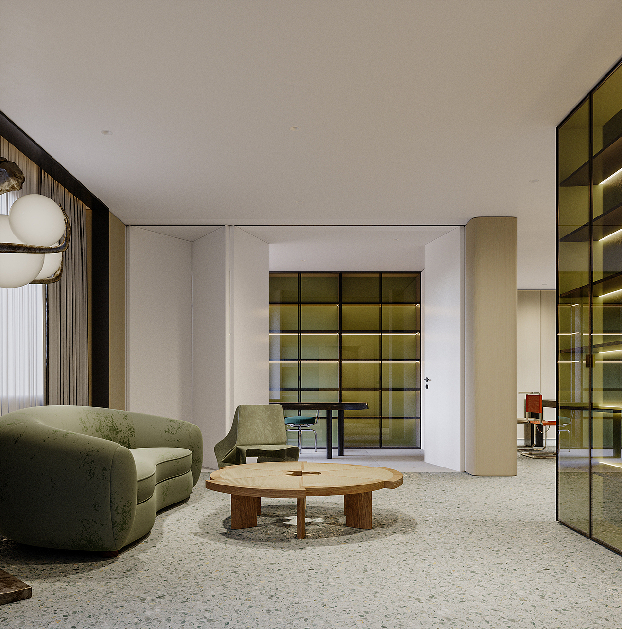 100㎡小型趣味辦公室（圖ZMjY5ODI4OTY0） - 商業(yè)空間設(shè)計 - 站酷設(shè)計師ALKG原創(chuàng)素材 - 站酷ZCOOL