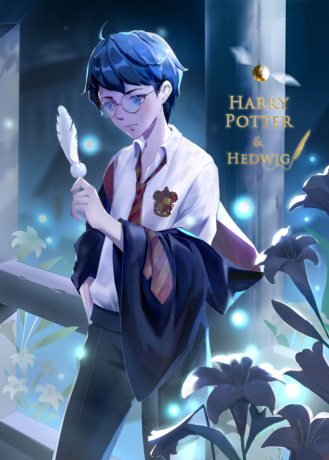 harrypotter同人插画创作