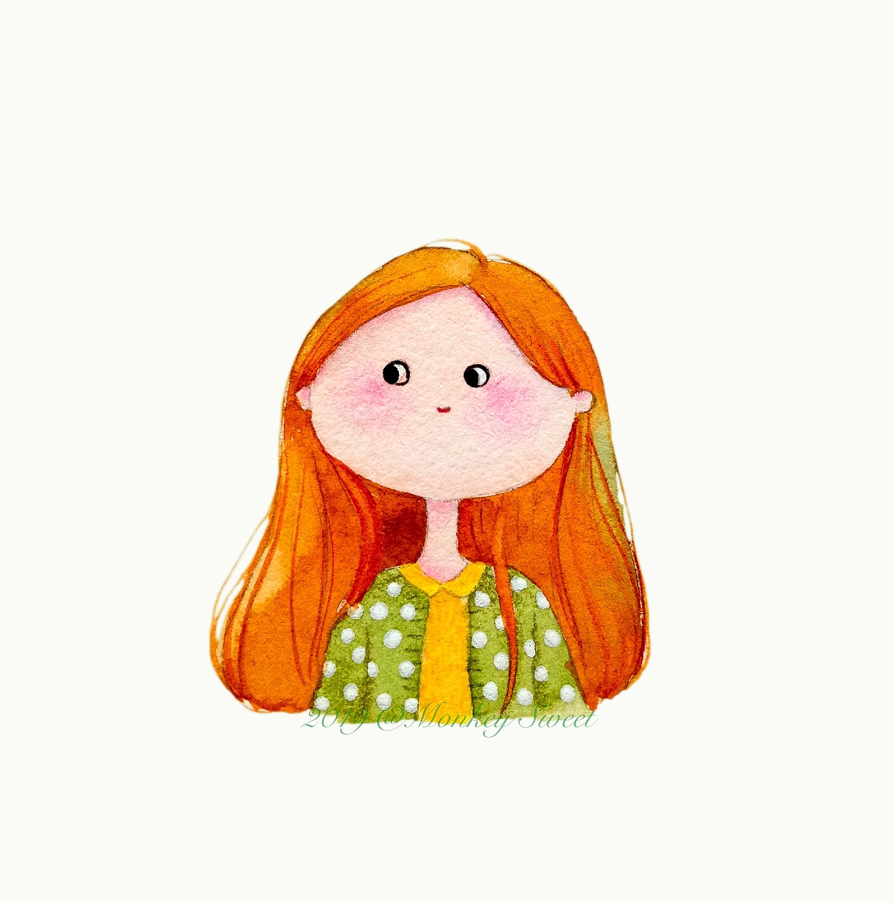 大脸菇凉系列「Hi，Spring…」（图ZMTUwODg0MjMy） - 创作习作 - 站酷设计师猫与亭原创素材 - 站酷ZCOOL