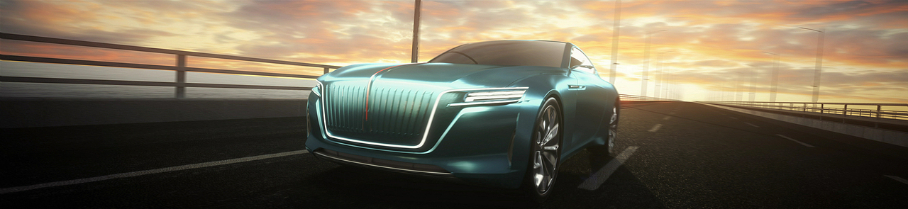 蓝色橙子 |  2019上海国际车展 -红旗车展视觉设计 