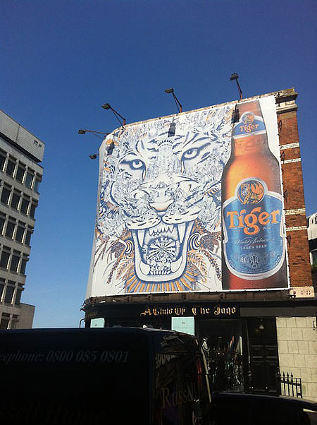 艺峰国际艺术家GWAW为著名啤酒品牌Tiger Beer设计（图ZMTk1NDM2MjI0） - 宣传物料 - 站酷设计师AG艺峰国际原创素材 - 站酷ZCOOL