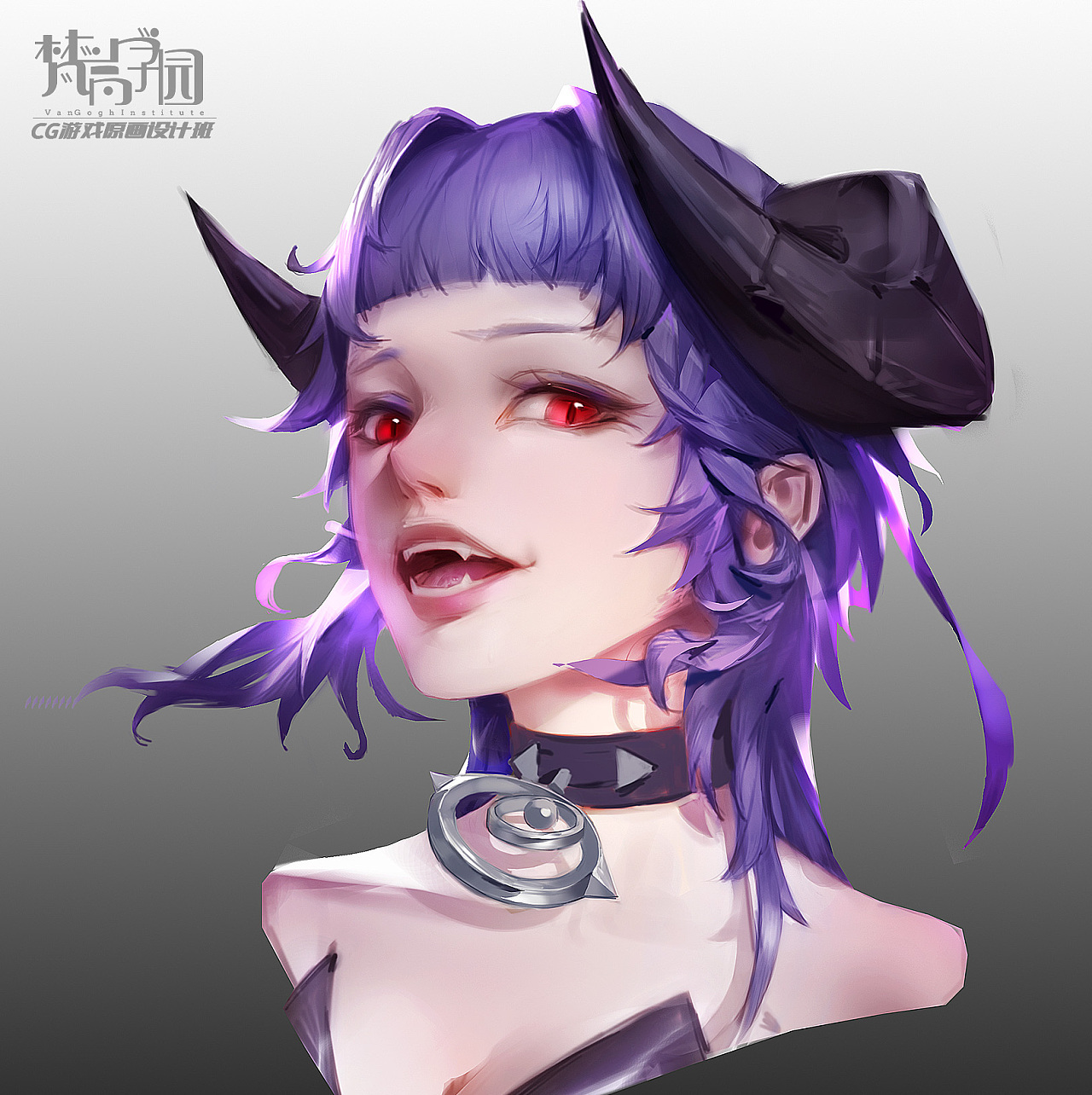 17期梵高学院学员优秀头像作品|插画|游戏原画|鱼跃的小翻车 - 原创