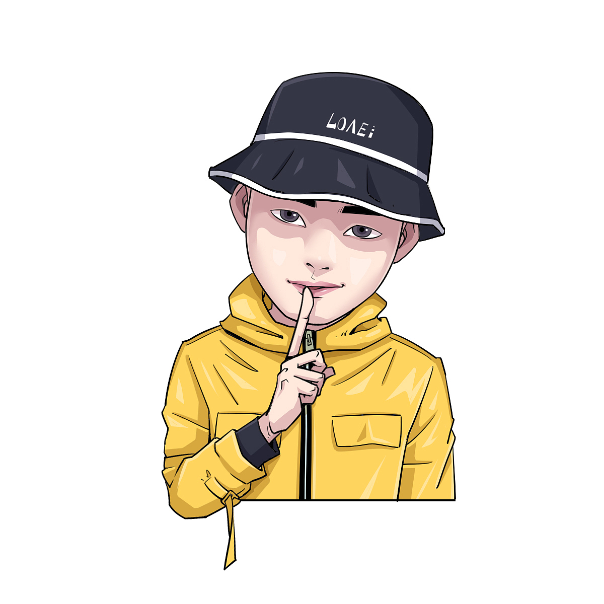 中国有嘻哈 偶像练习生明星头像设计