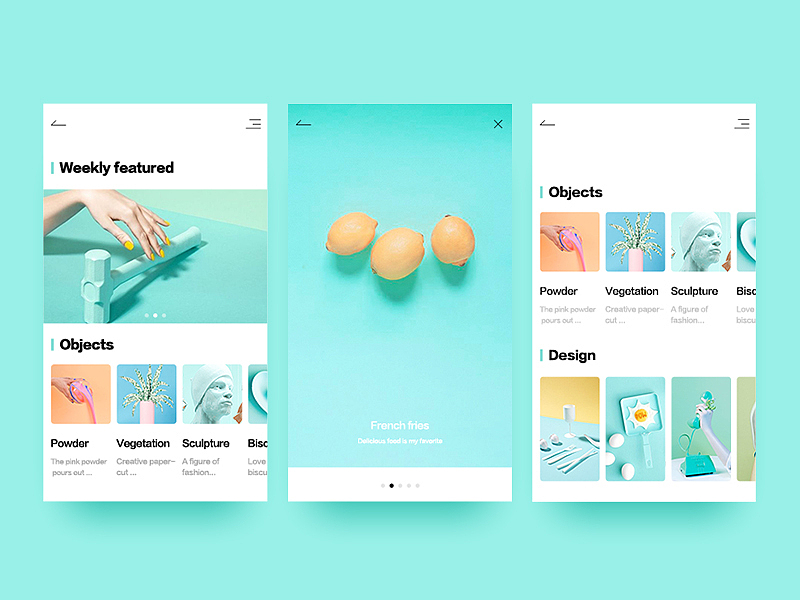 dribble界面（图ZOTY5ODA2ODA=） - APP界面 - 站酷设计师小黑不很黑原创素材 - 站酷ZCOOL