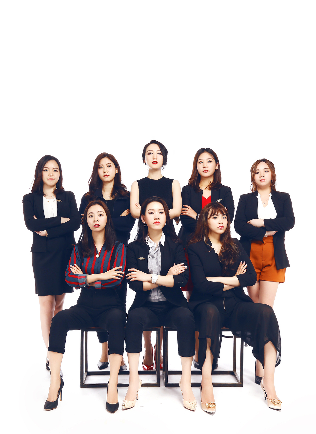 团队形象照沙龙照创意团队照