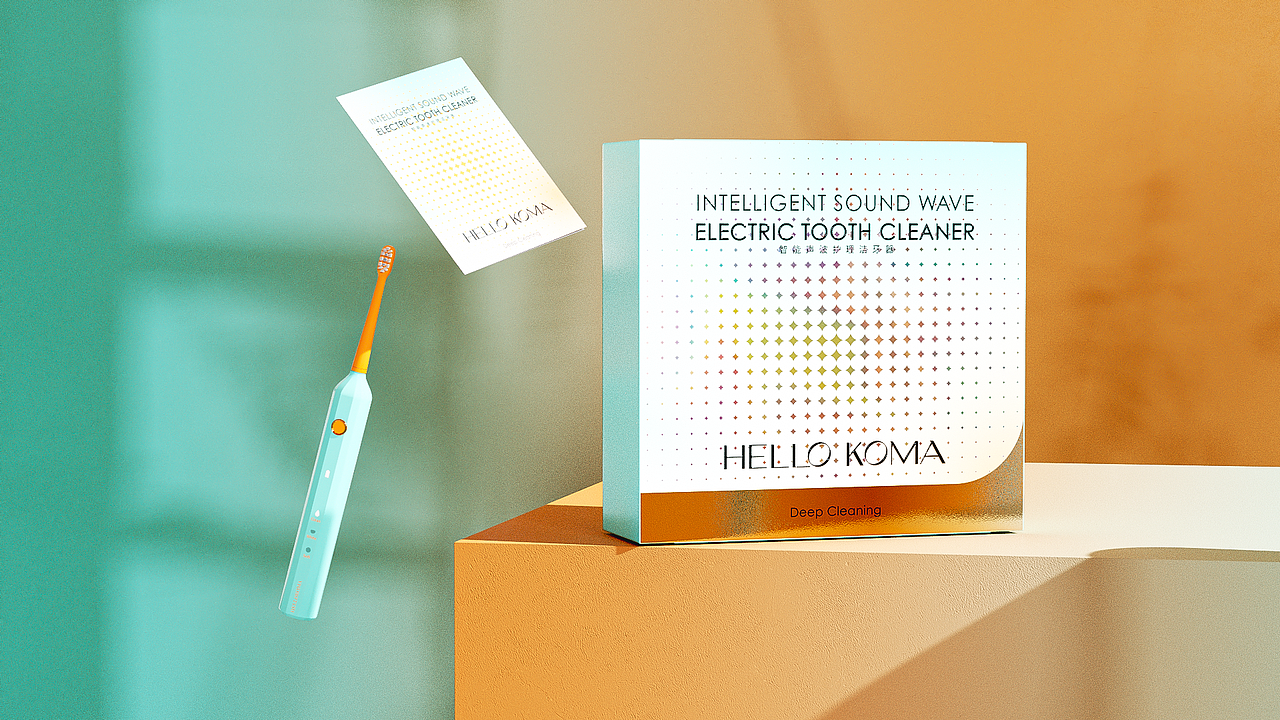 森度品牌 X 萌嗨马 | 智能声波护理洁牙器包装