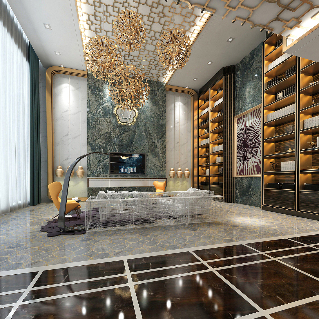 轻奢风别墅(二)