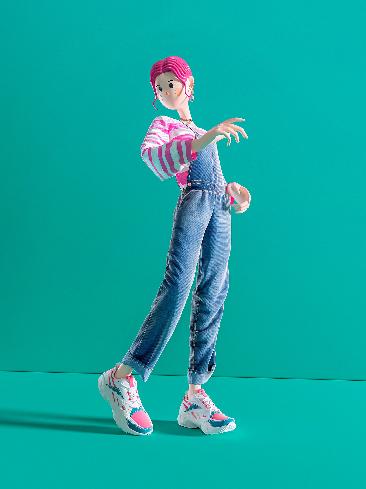 8月︱C4D人物插图集
