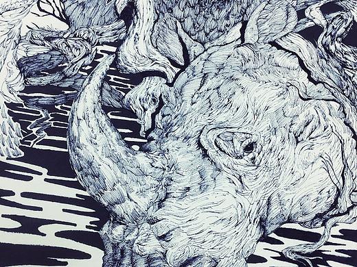 我與煤球共同完成（個人主頁-ZMzUzNjkyOTI=） - 繪畫 - 站酷設(shè)計師波仔有點野原創(chuàng)素材 - 站酷ZCOOL