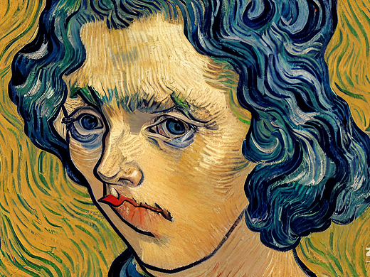 #AI创作实验室#女人头发,优雅,抽象